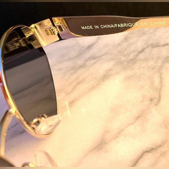House of Harlow NWT Retro Black & Silver Sunglasses ?? main image 5